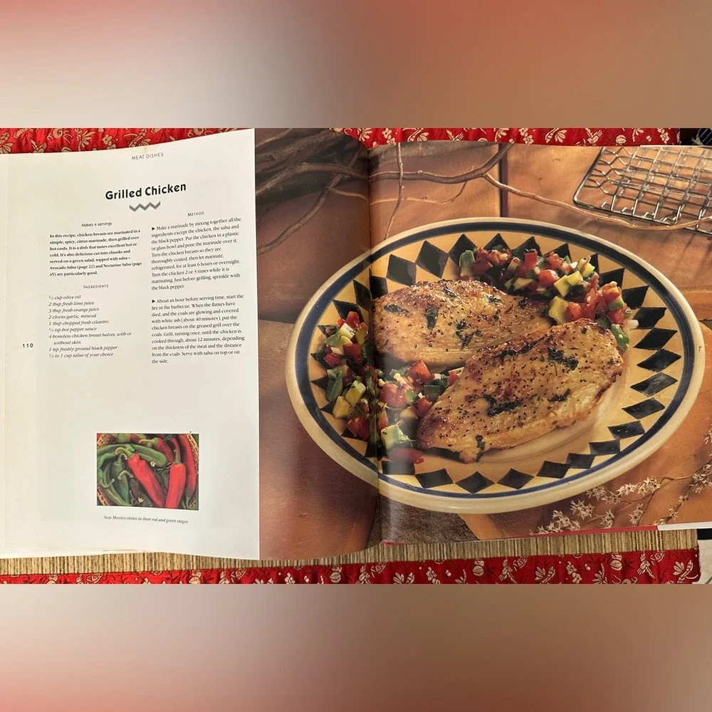 Salsa Cooking by Marjie Lambert (1994, Hardcover Cookbook)